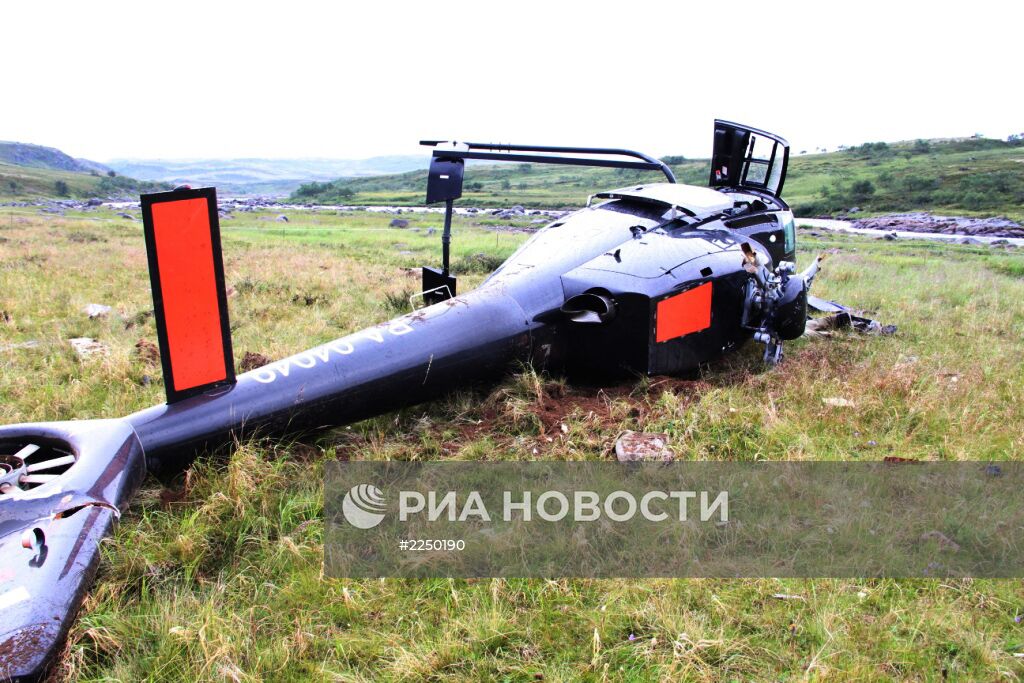 Авария вертолета Eurocopter-120 в Мурманской области