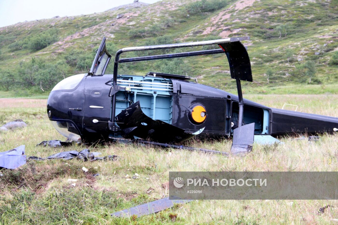 Авария вертолета Eurocopter-120 в Мурманской области