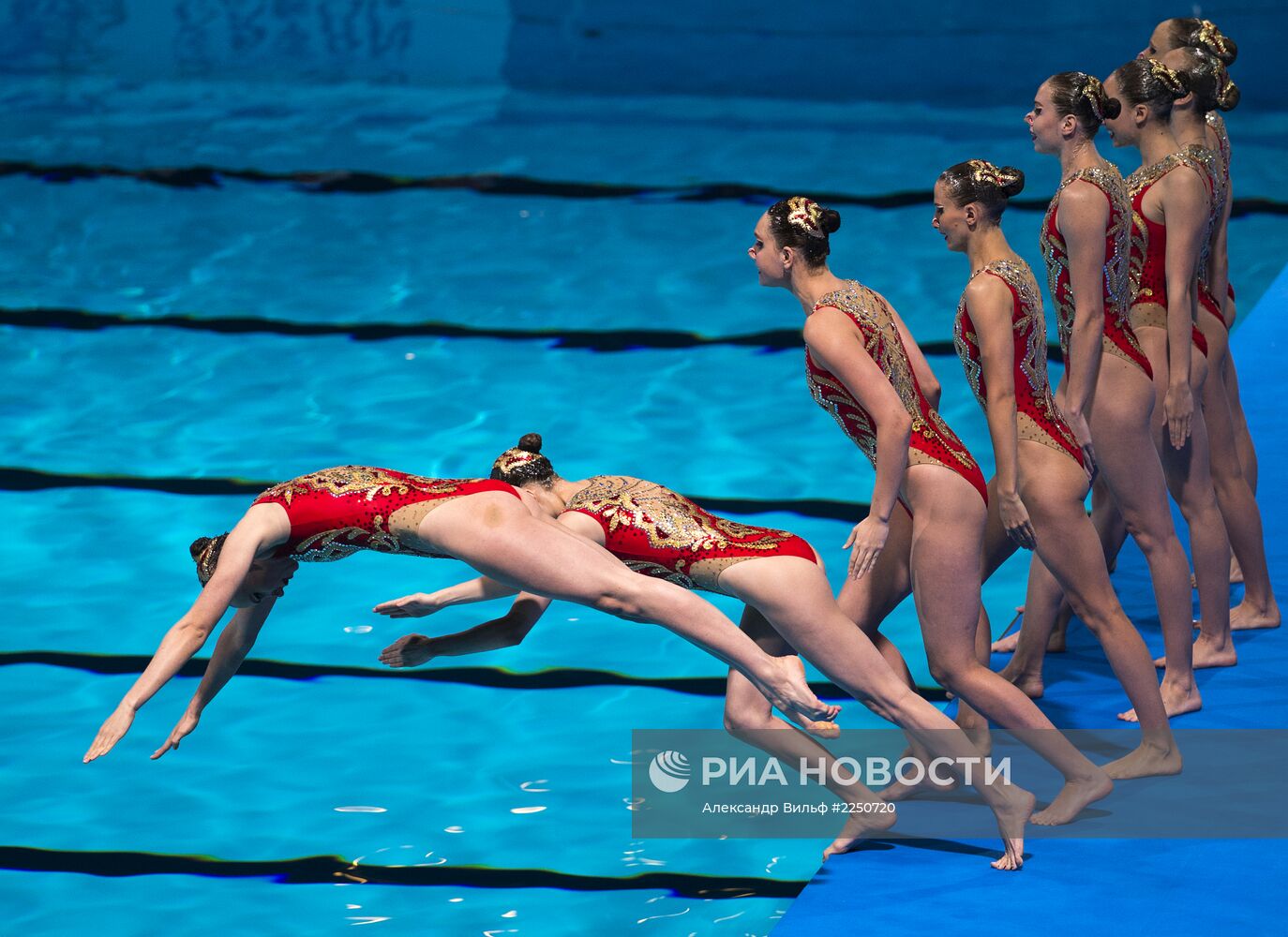Чемпионат мира по водным видам спорта. 3-й день. Синхронное плав