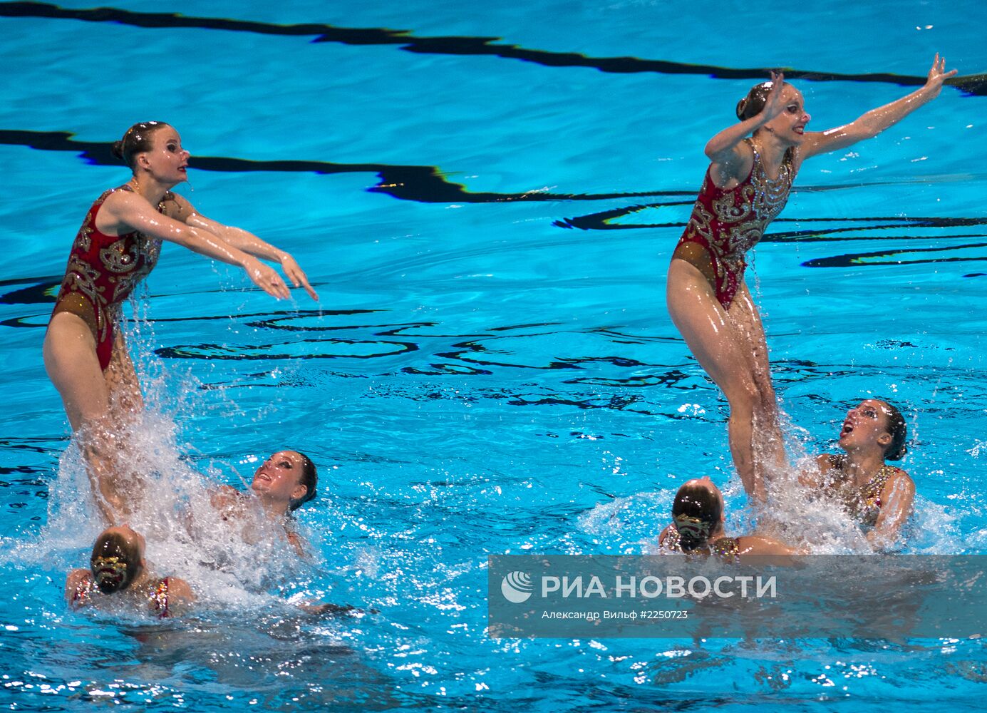 Чемпионат мира по водным видам спорта. 3-й день. Синхронное плав