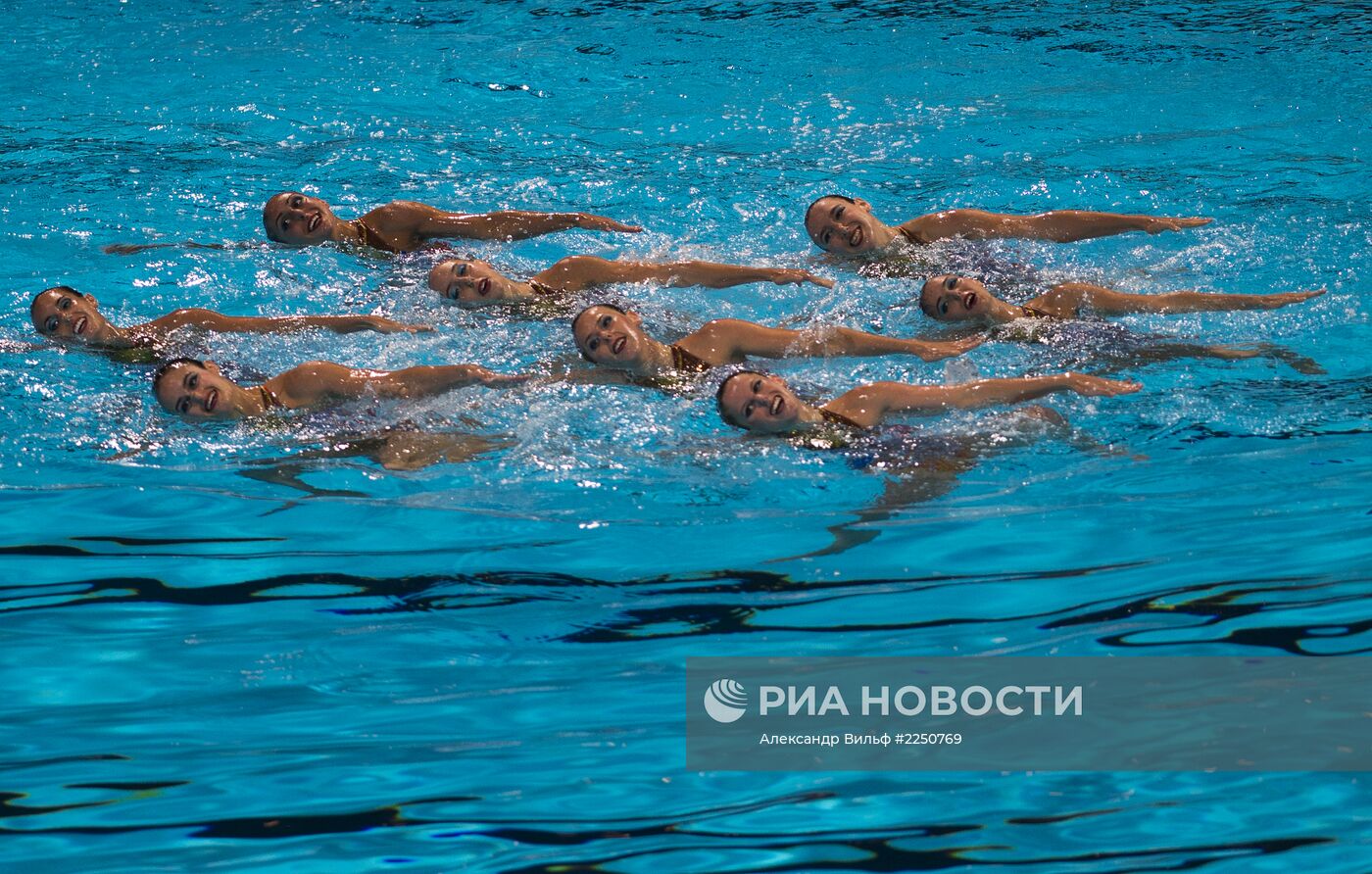 Чемпионат мира по водным видам спорта. 3-й день. Синхронное плав