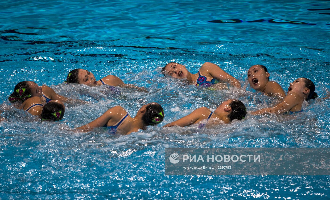 Чемпионат мира по водным видам спорта. 3-й день. Синхронное плав