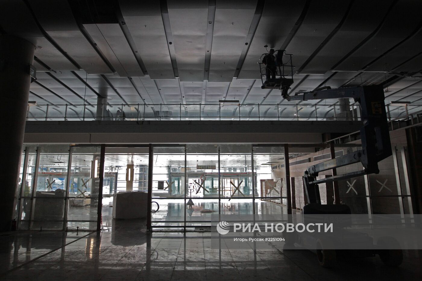 Строительство нового пассажирского терминала "Пулково"