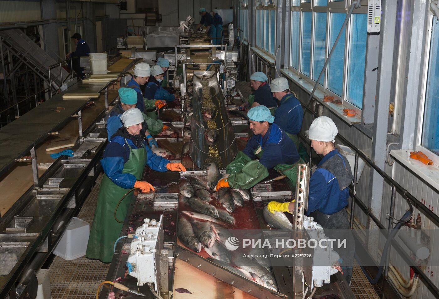 Производство рыболовецкого колхоза на Камчатке