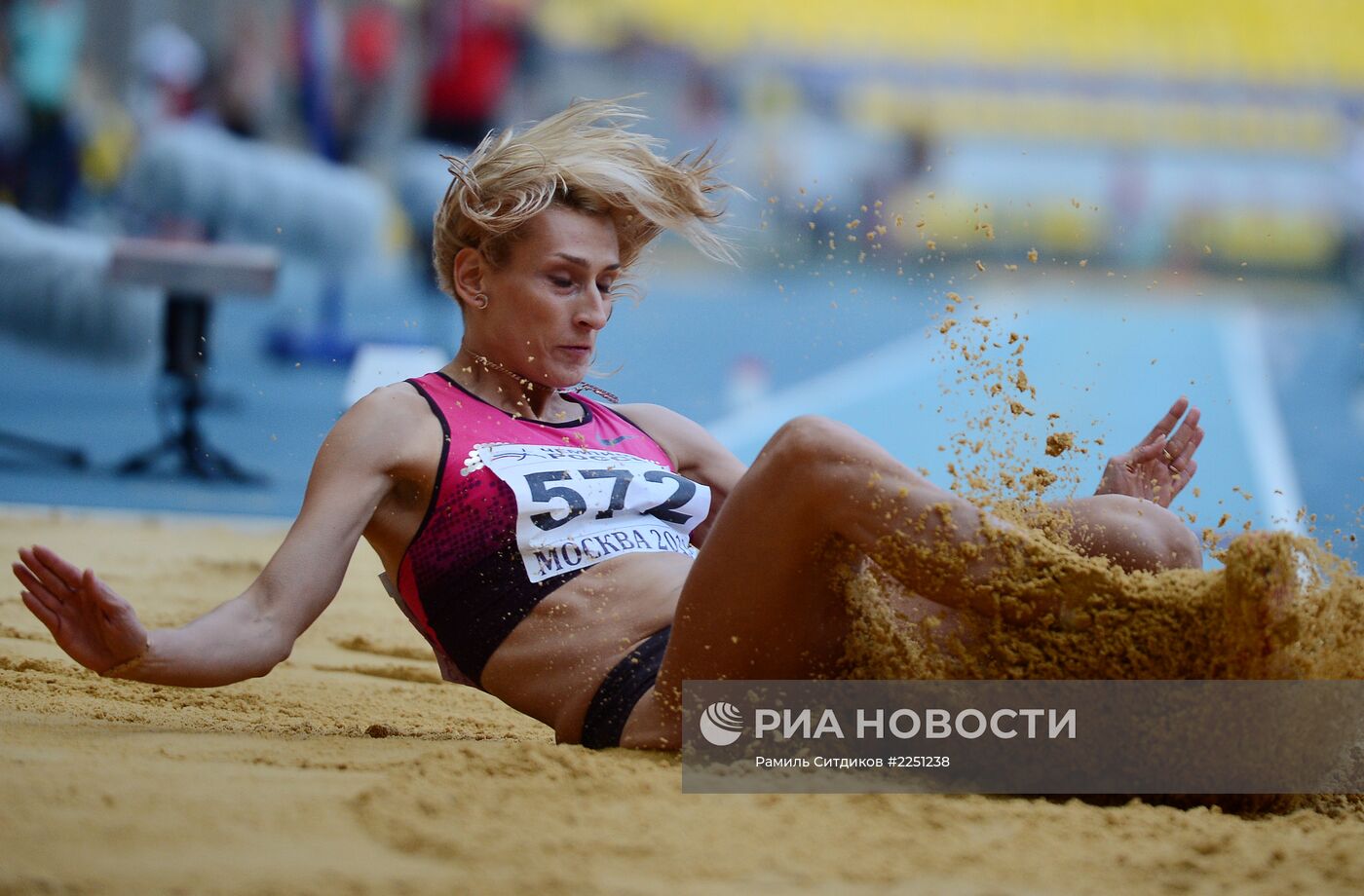 Легкая атлетика. Чемпионат России. 2-й день