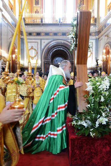 Патриаршее служение в честь 1025-летия Крещения Руси