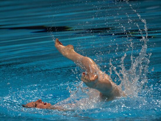 Чемпионат по водным видам спорта. 5-й день. Синхронное плавание