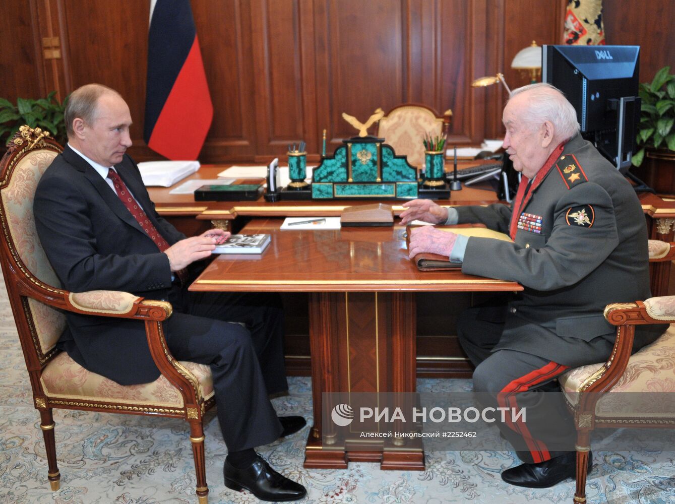Встреча президента РФ Владимир Путина с Махмутом Гареевым