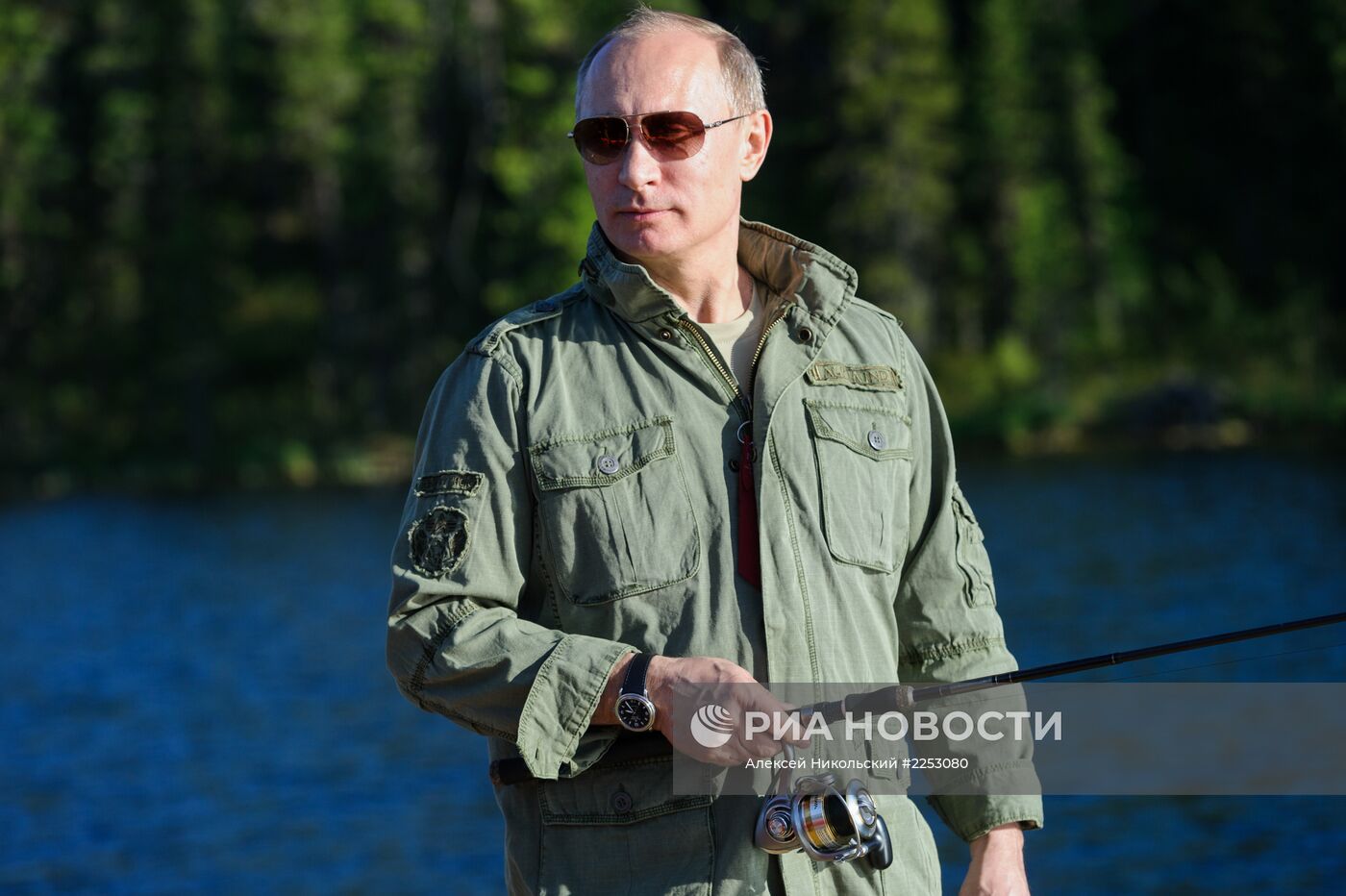 В. Путин на отдыхе