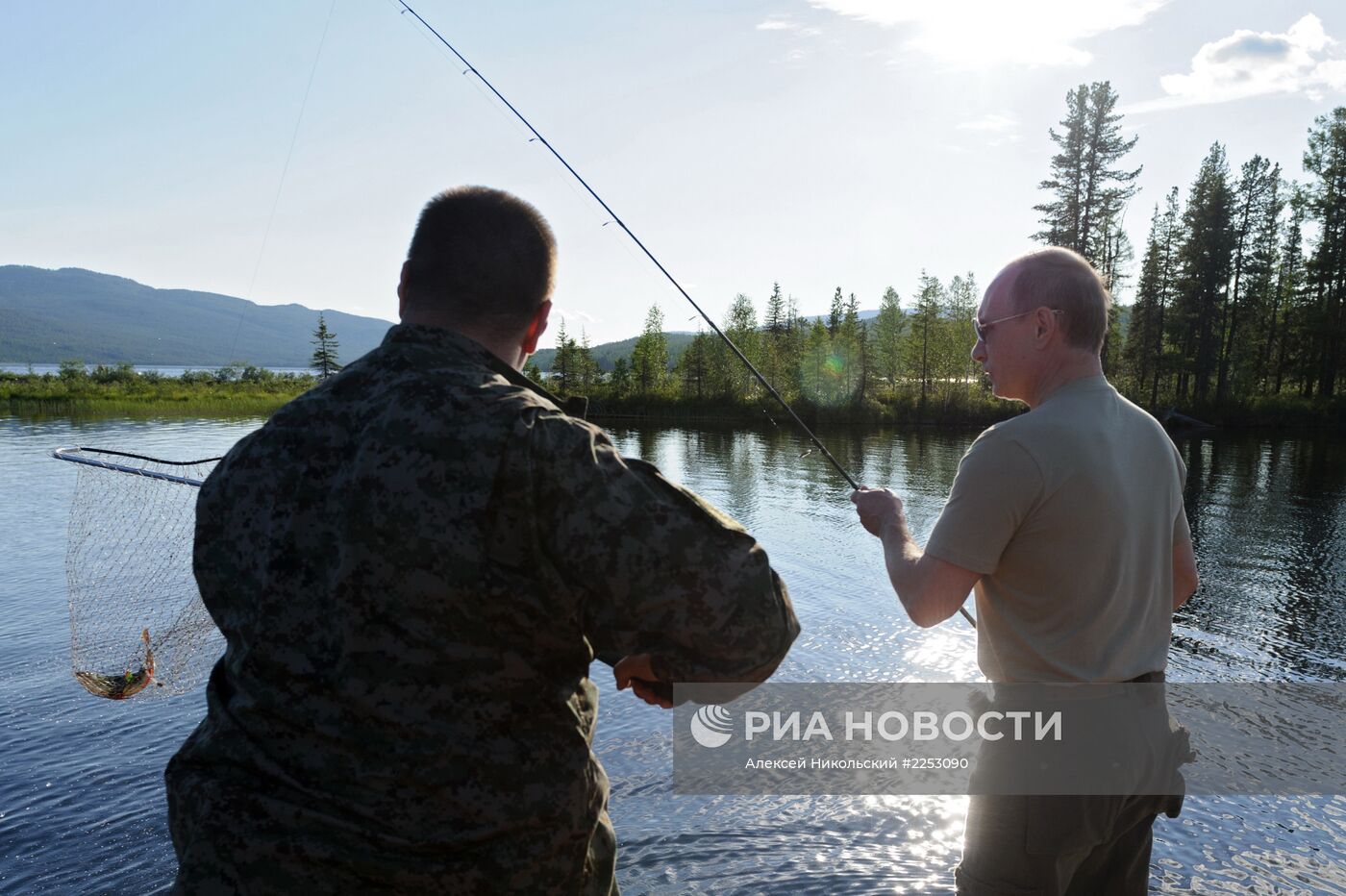 В. Путин на отдыхе