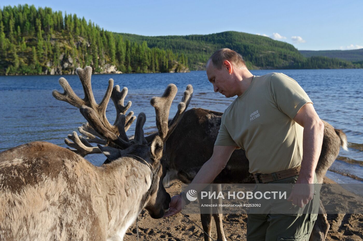 В. Путин на отдыхе