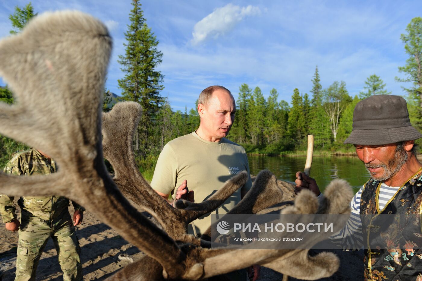 В. Путин на отдыхе