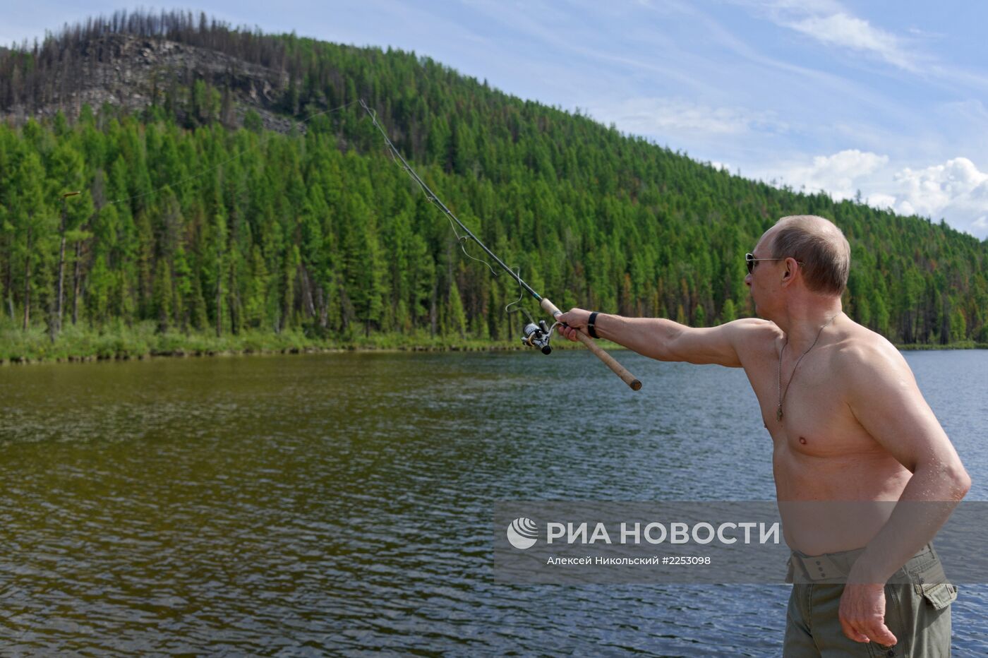 В. Путин на отдыхе