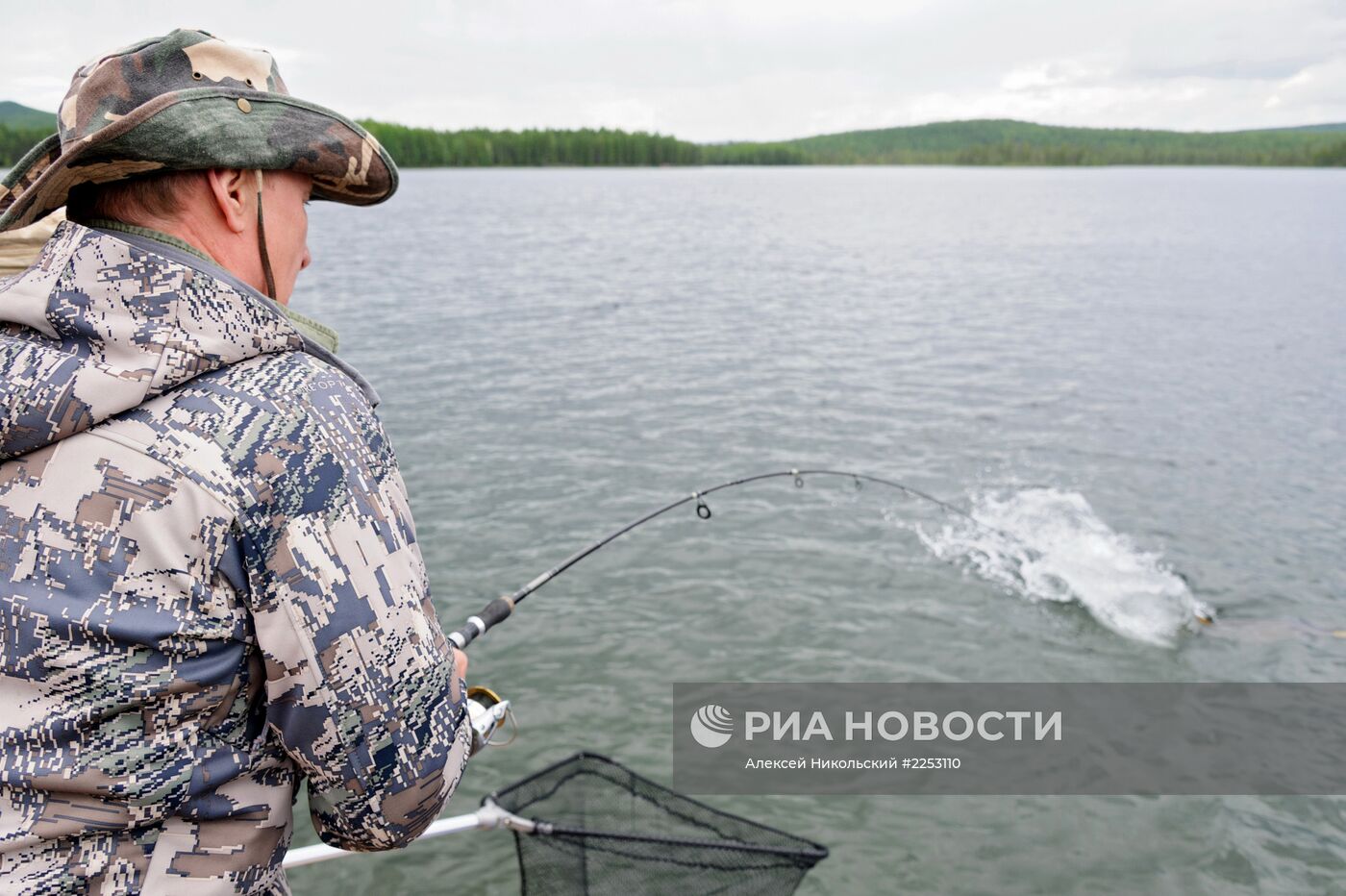 В. Путин на отдыхе