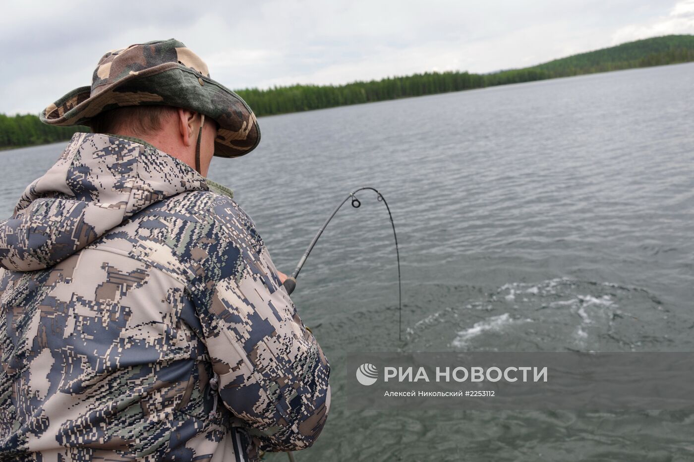 В. Путин на отдыхе