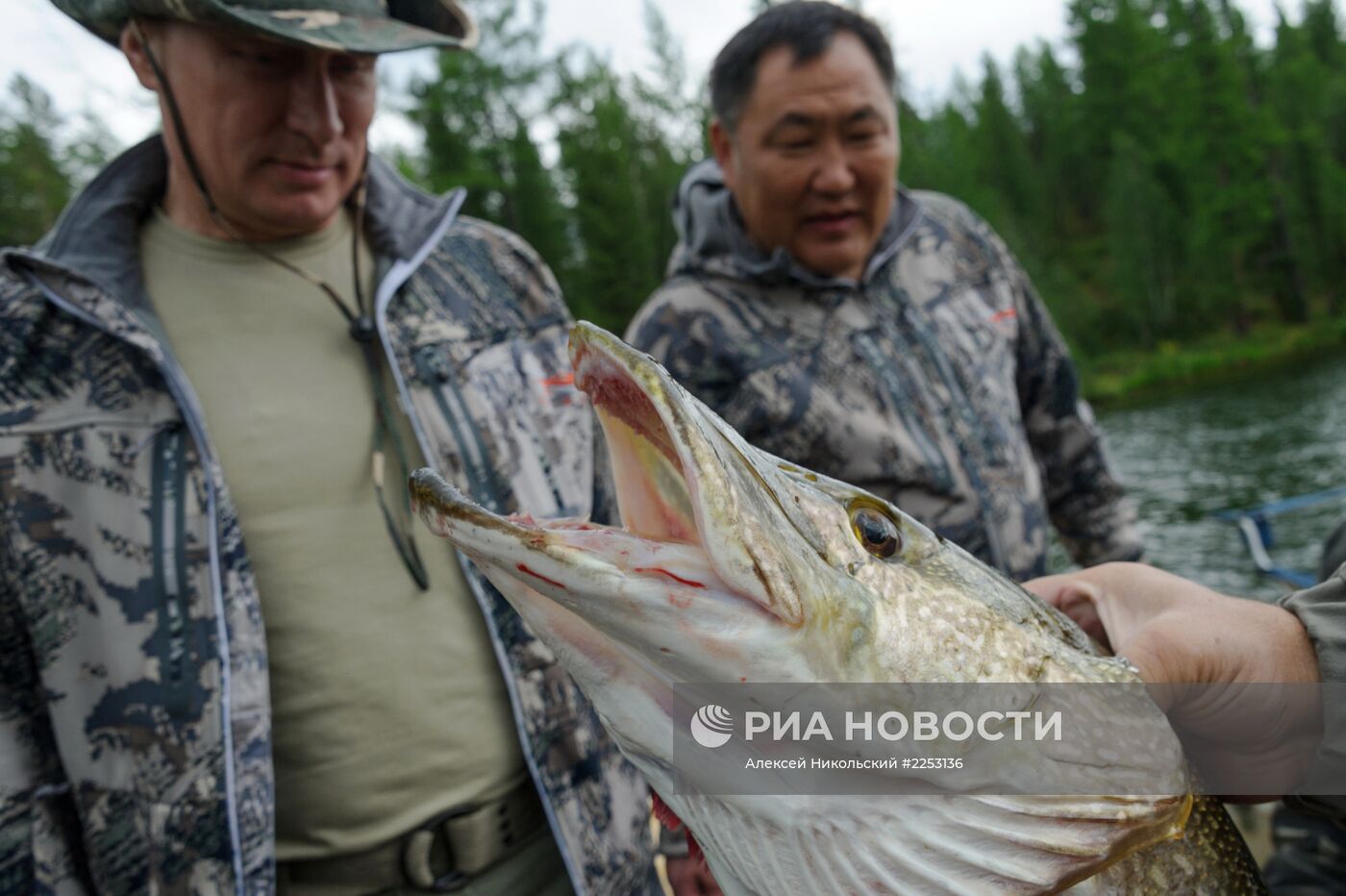 В. Путин на отдыхе