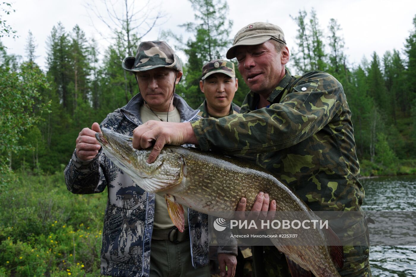 В. Путин на отдыхе