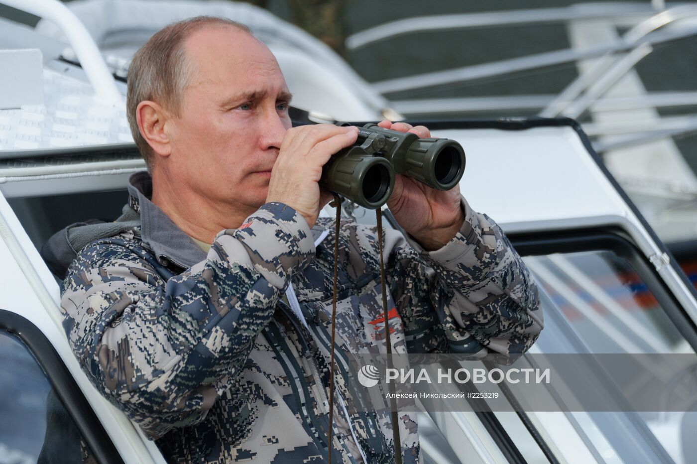 В. Путин на отдыхе