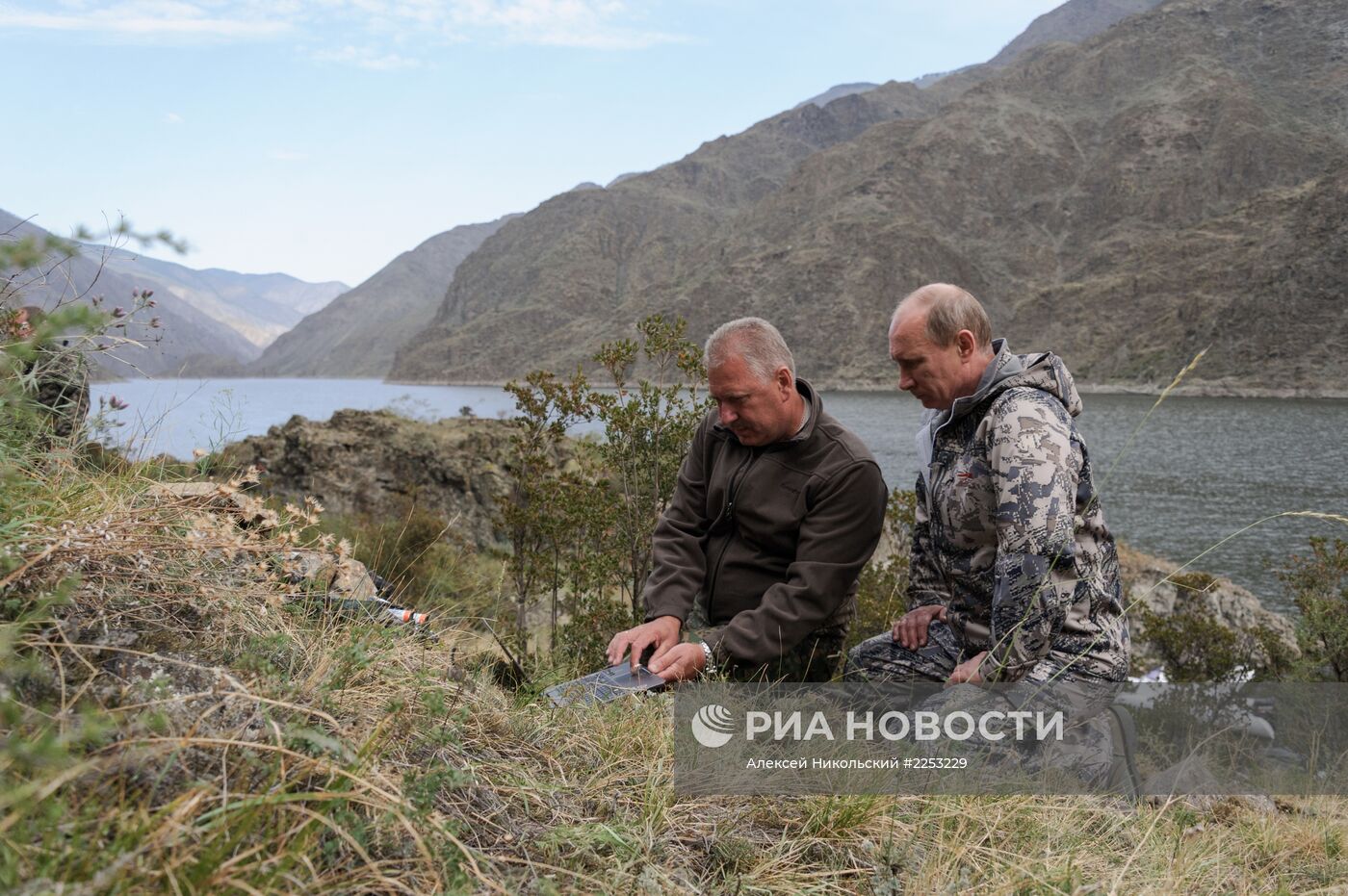 В. Путин на отдыхе