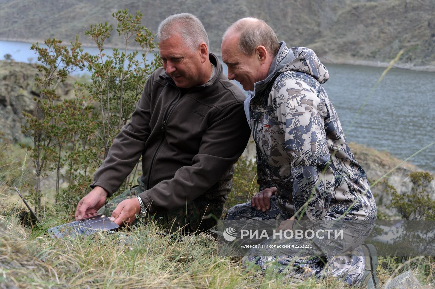 В. Путин на отдыхе