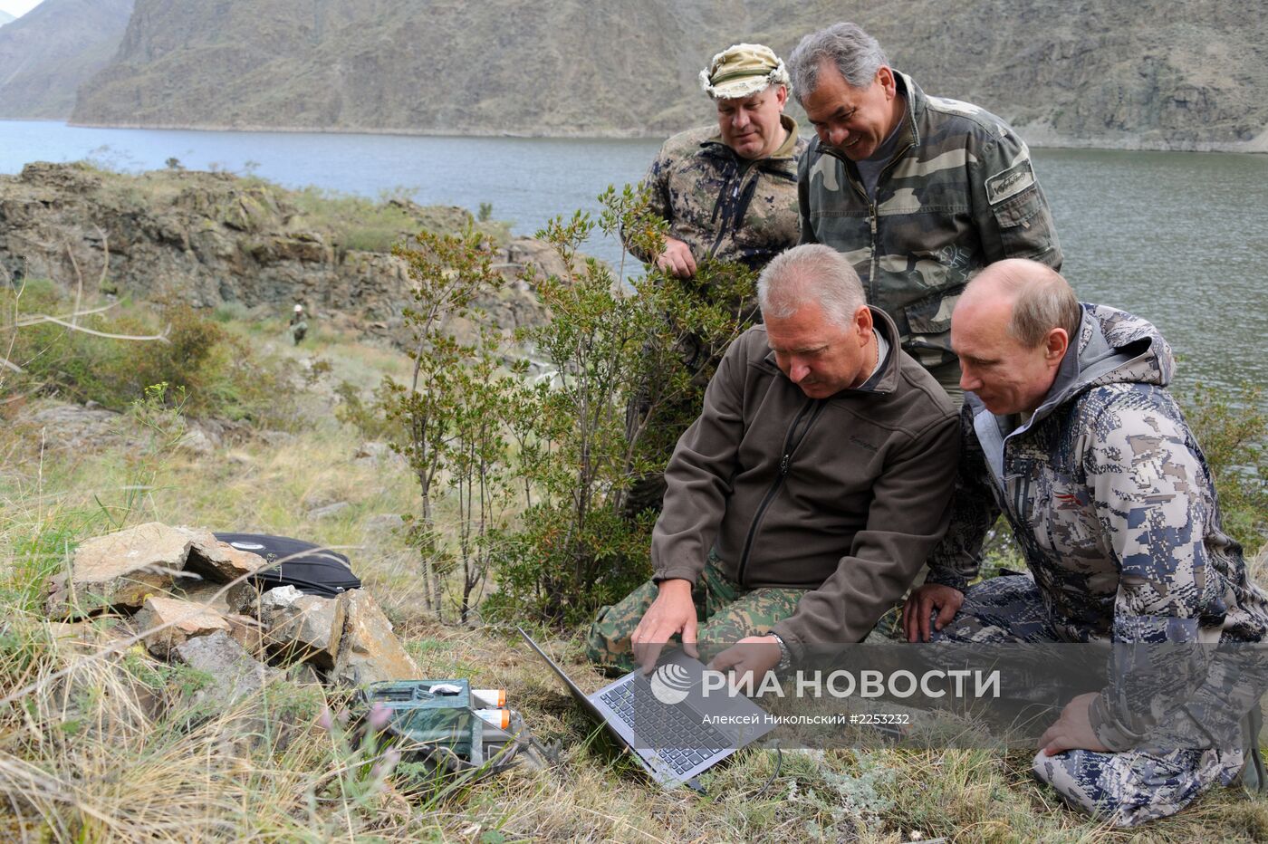 В. Путин на отдыхе