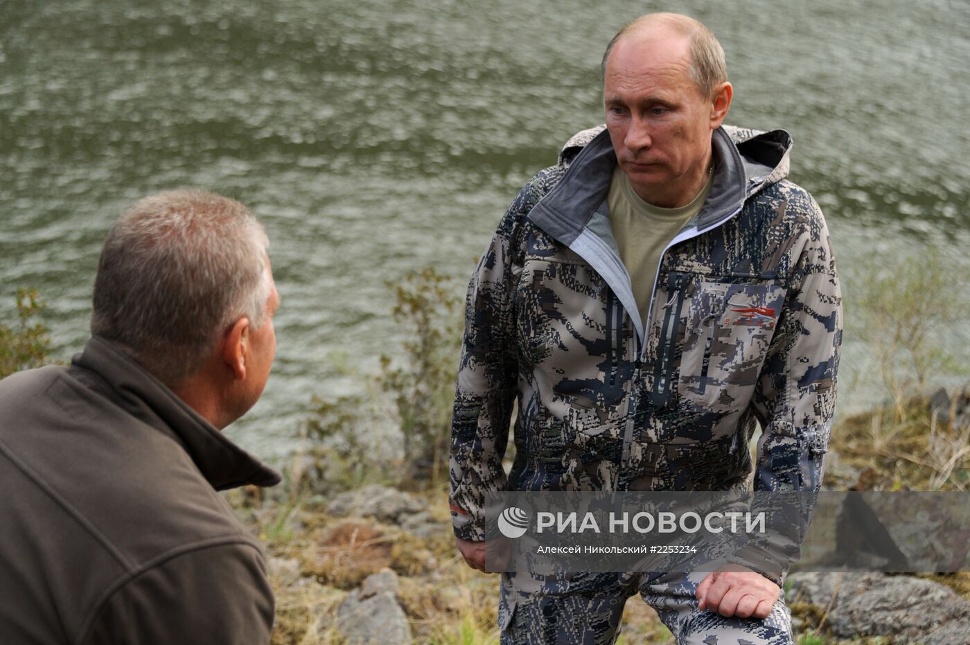 В. Путин на отдыхе