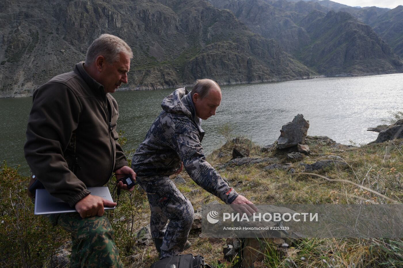 В. Путин на отдыхе