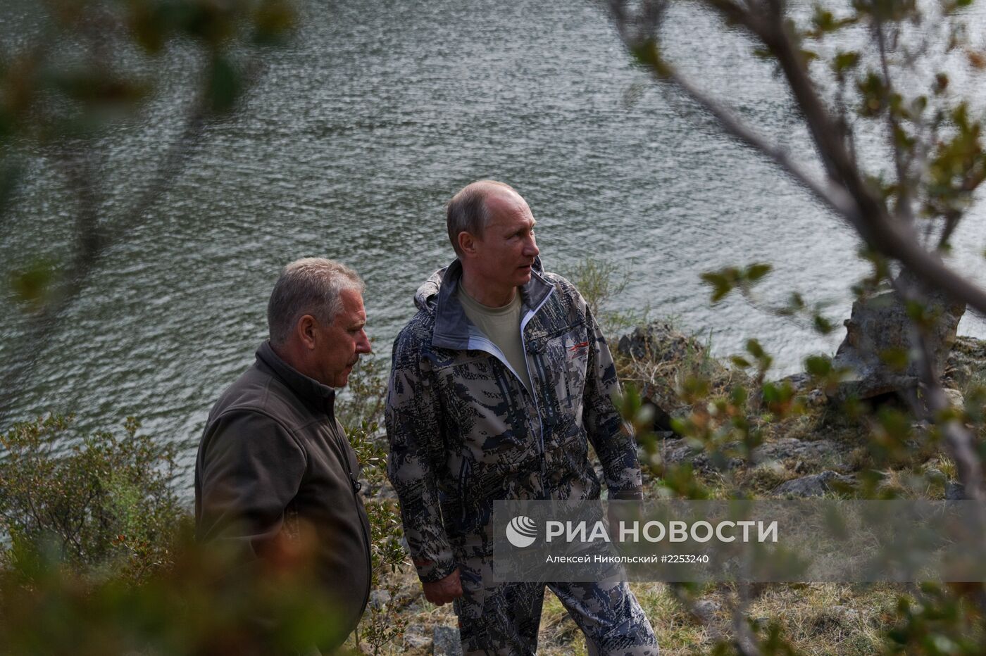 В. Путин на отдыхе