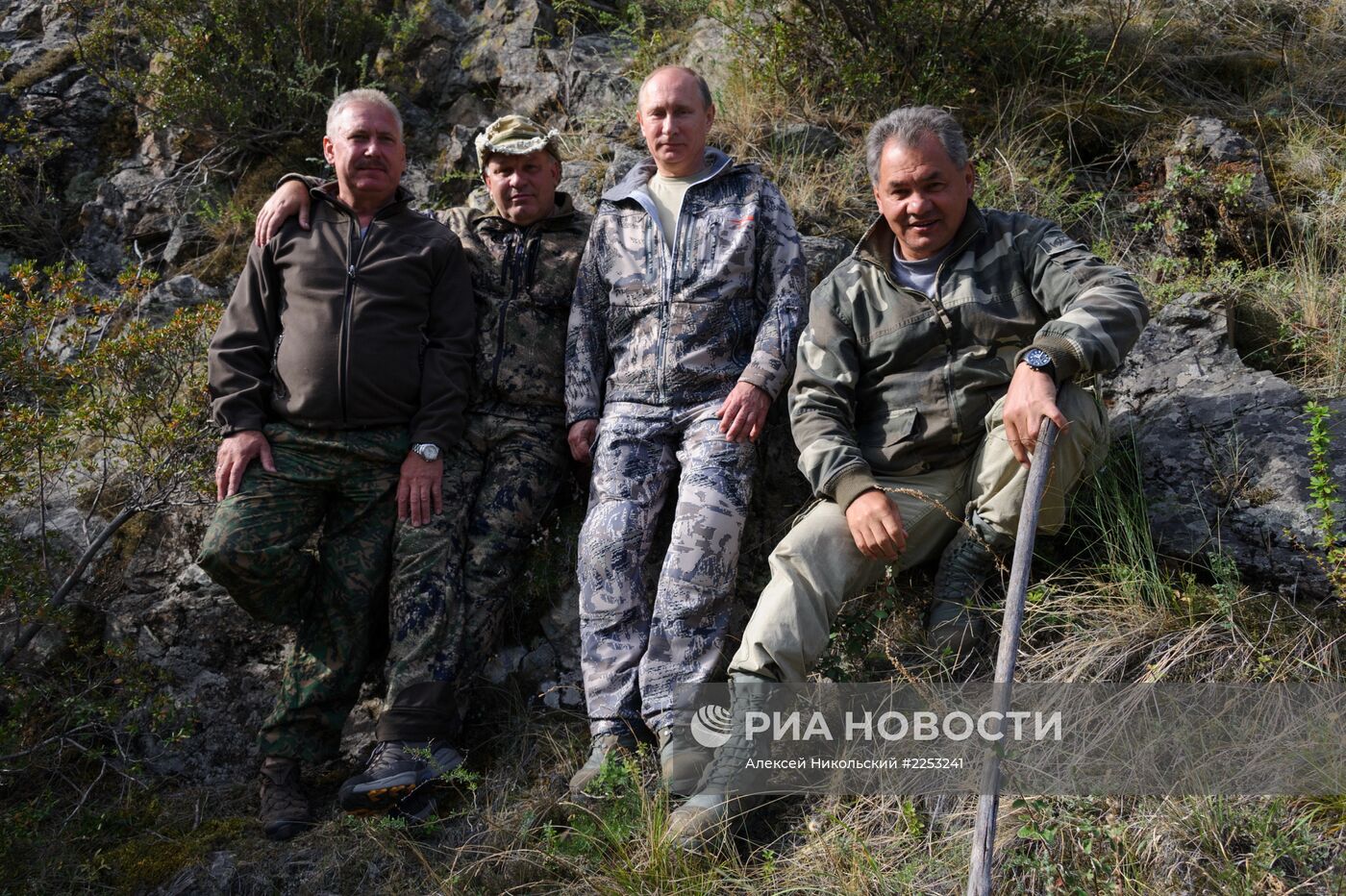 В. Путин на отдыхе