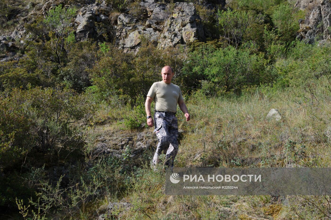 В. Путин на отдыхе