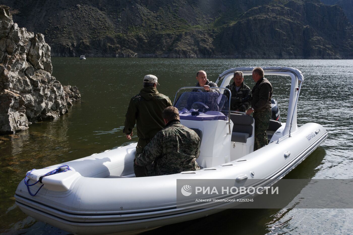 В. Путин на отдыхе