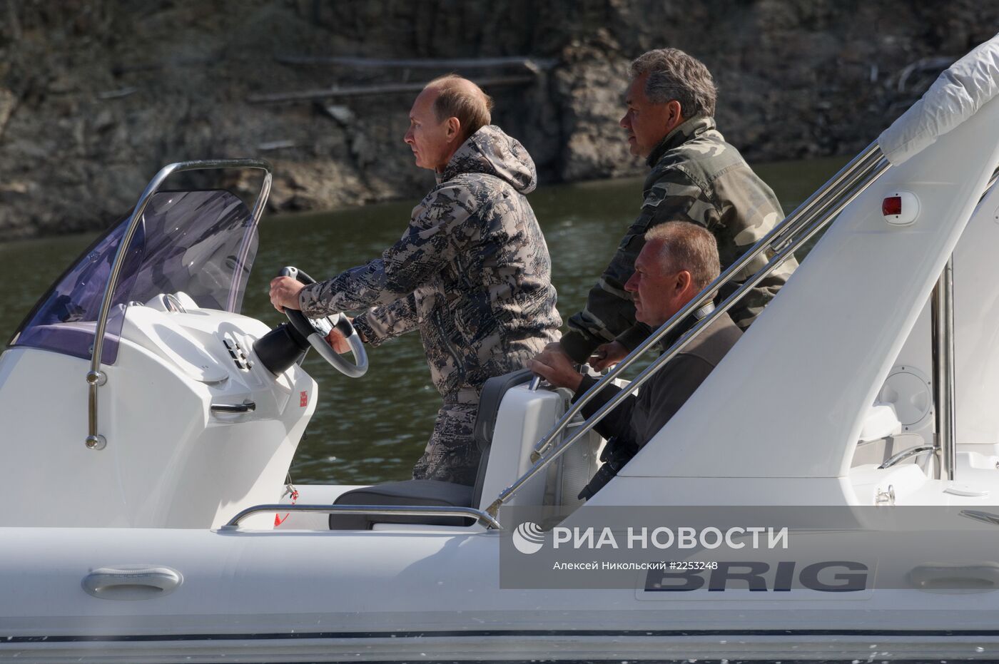 В. Путин на отдыхе