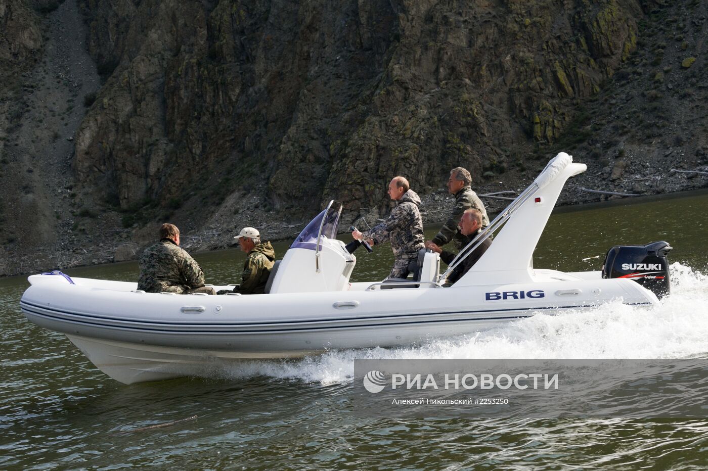 В. Путин на отдыхе