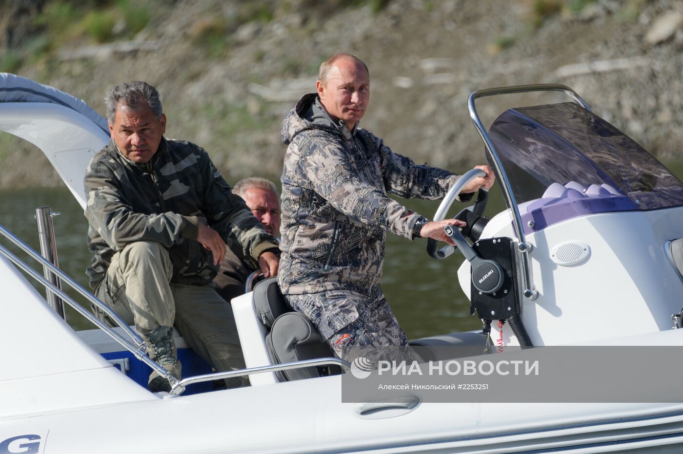 В. Путин на отдыхе