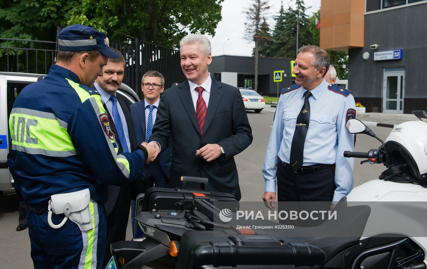 Сергей Собянин посетил УВД ЮАО Москвы