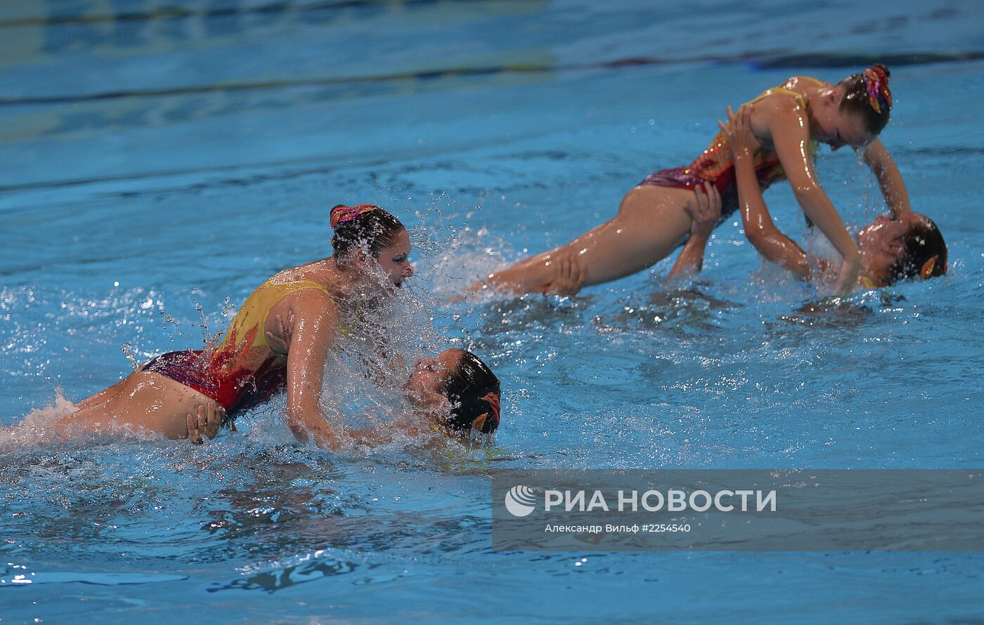 Чемпионат мира по водным видам спорта. 8-й день. Синхронное плавание