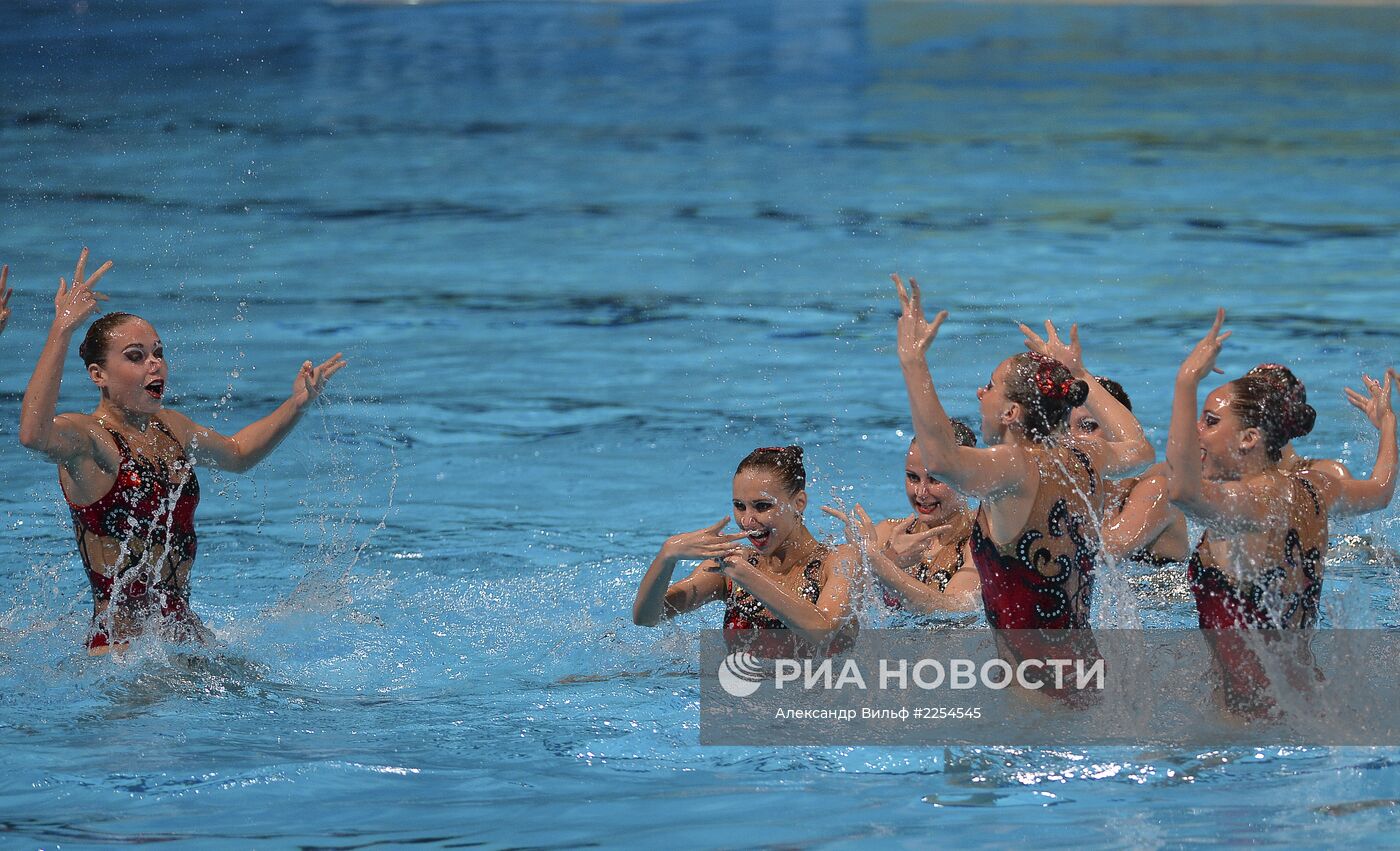 Чемпионат мира по водным видам спорта. 8-й день. Синхронное плавание