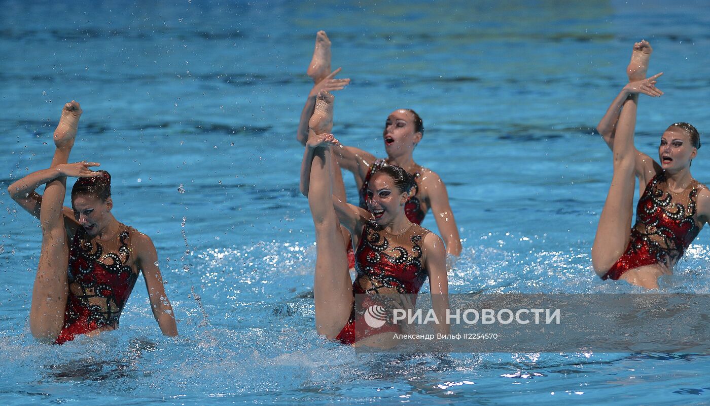 Чемпионат мира по водным видам спорта. 8-й день. Синхронное плавание