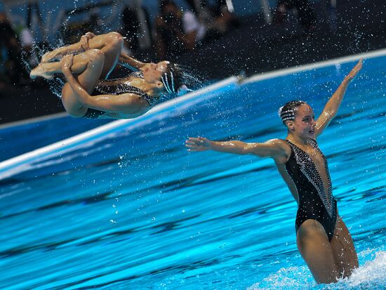 Чемпионат мира по водным видам спорта. 8-й день. Синхронное плавание