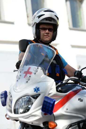 В Казани появились мотоциклы скорой медицинской помощи