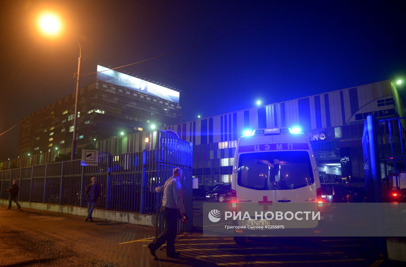 Пожар в телецентре "Останкино" в Москве