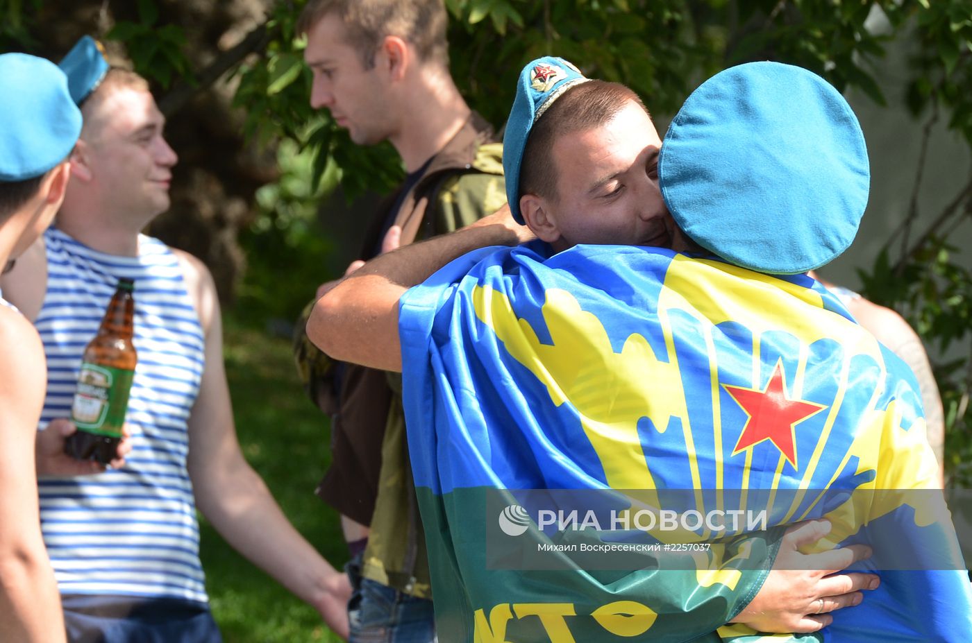 Празднование дня ВДВ