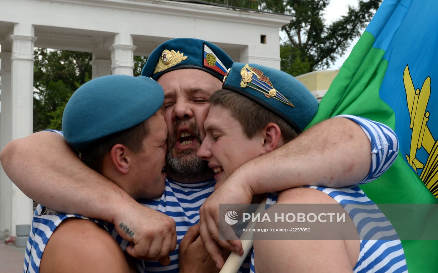 Празднование дня ВДВ