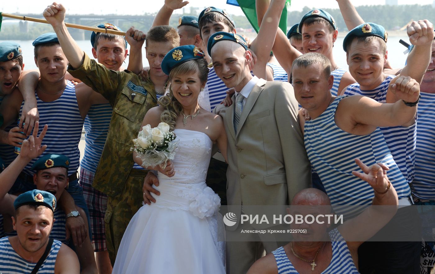 Празднование дня ВДВ