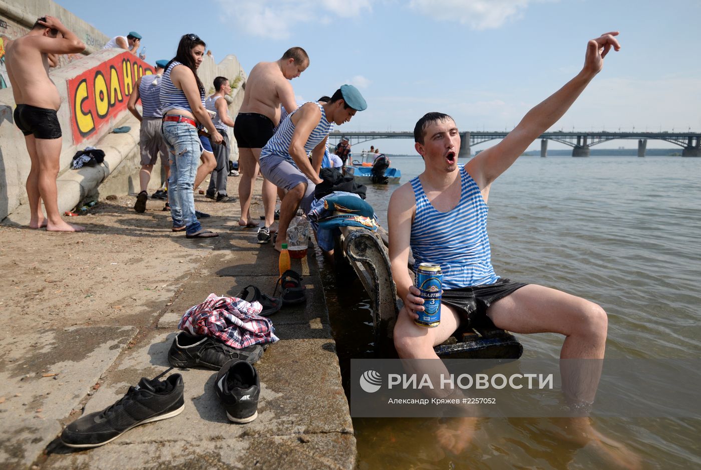 Празднование дня ВДВ