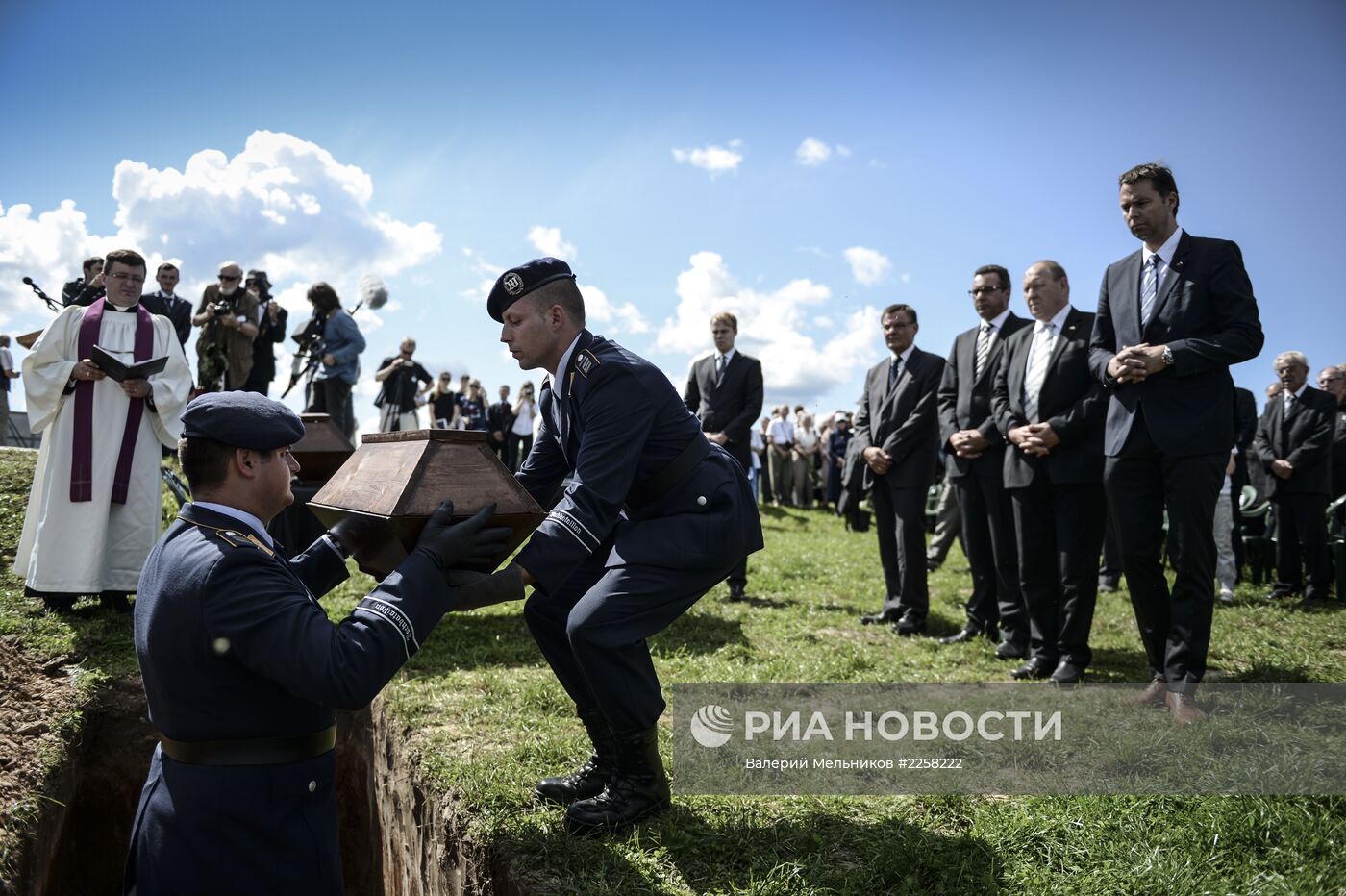 Открытие немецкого военного кладбища в Смоленской области