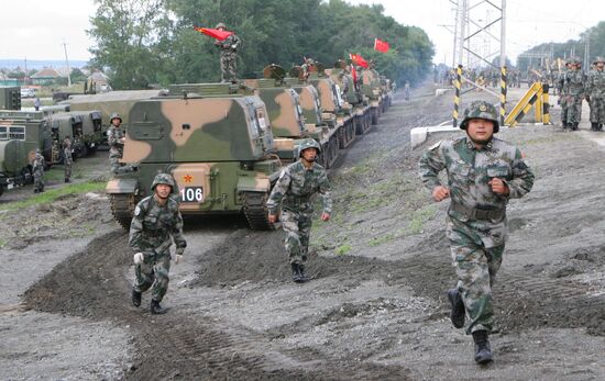 Совместные российско-китайские учения "Мирная миссия-2013"