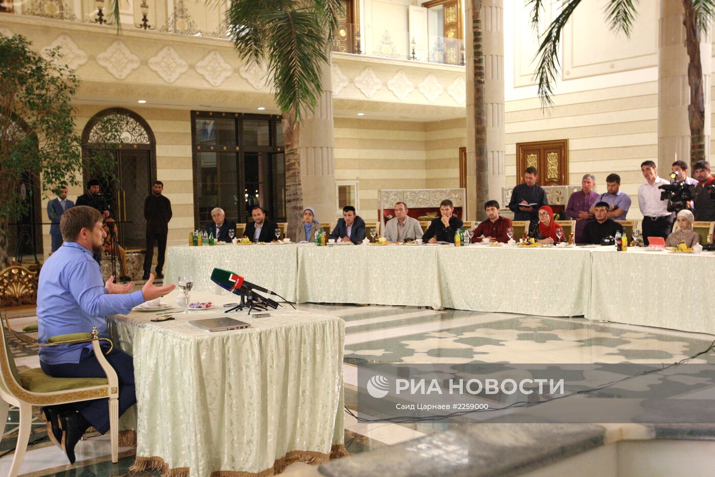 Встреча Рамзана Кадырова с журналистами