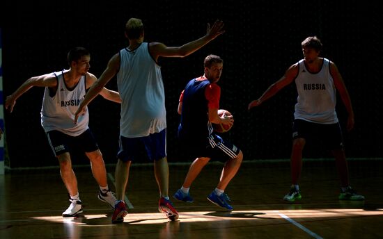 Баскетбол. Тренировка мужской сборной России