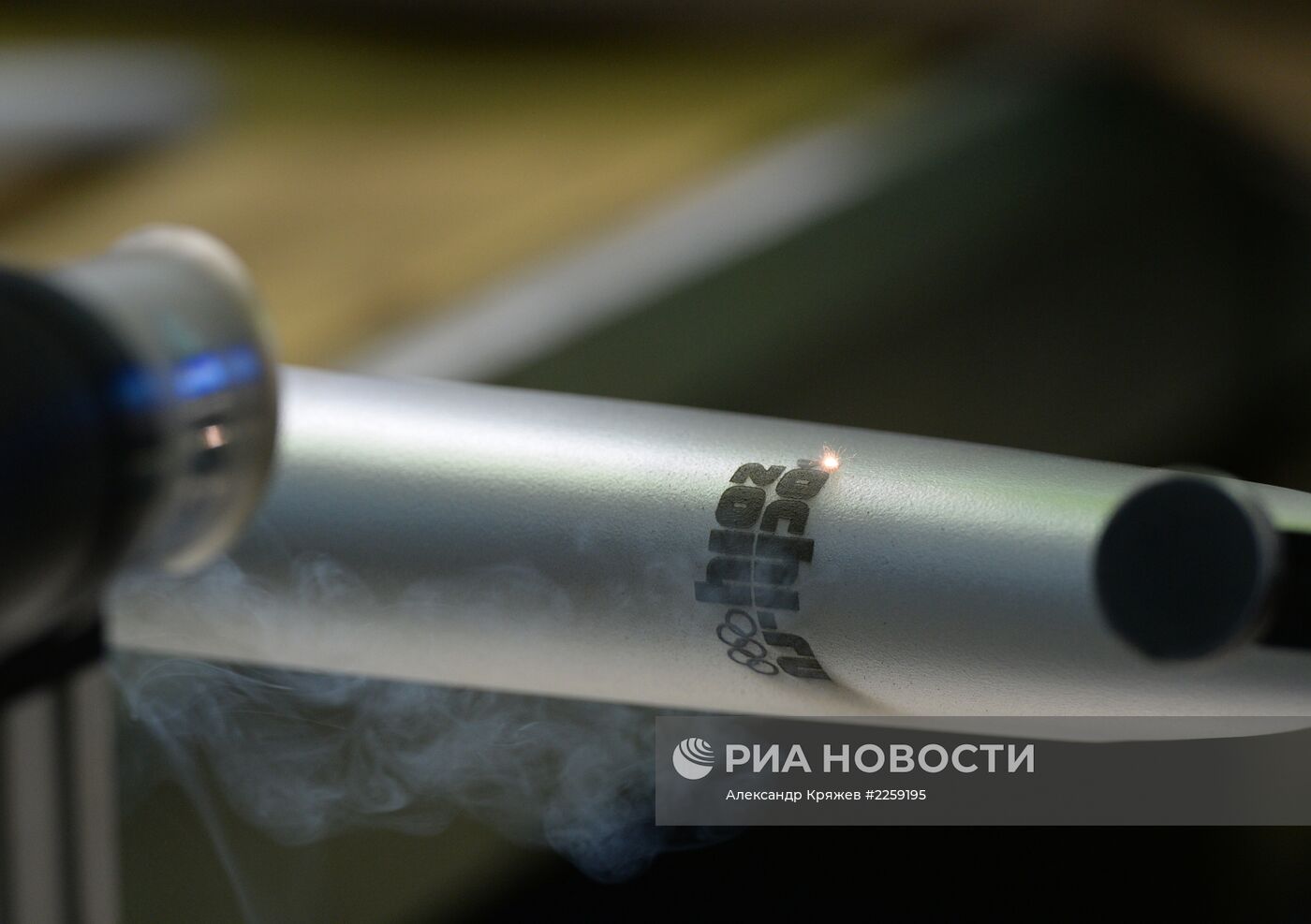 Производство факелов для эстафеты Олимпийского огня "Сочи-2014"